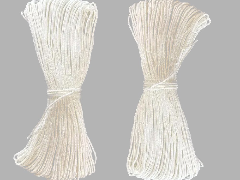 UV-protected nylon ropes for ceiling cloth hangers